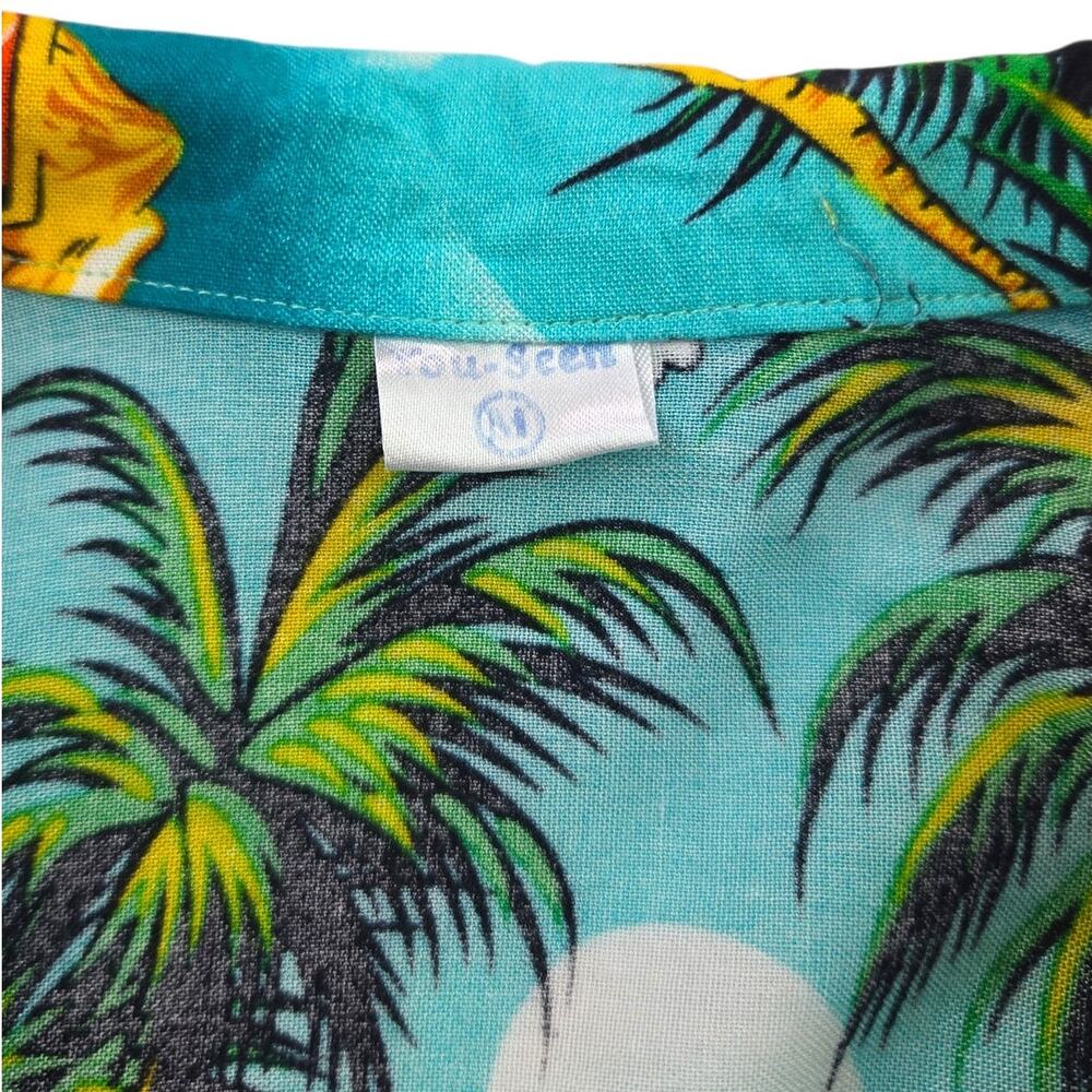 You Seen | Colorful Mauritius Tropical Shirt  | Size Medium - Picture 3 of 4